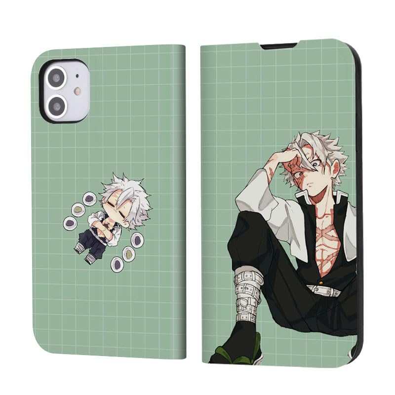 鬼滅の刃　不死川実弥　自分で作れる手帳型スマホケース［完全受注生産］ Amazon.co.jp: 鬼滅の刃 不死川実弥 風柱 スマホケース iPhone